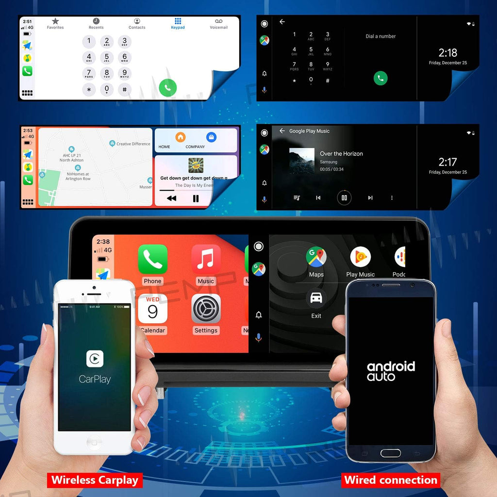 Qualcomm 8-core 4+64 Vertical Screen CarPlay Android auto for BMW x5 x6 CIC V2176