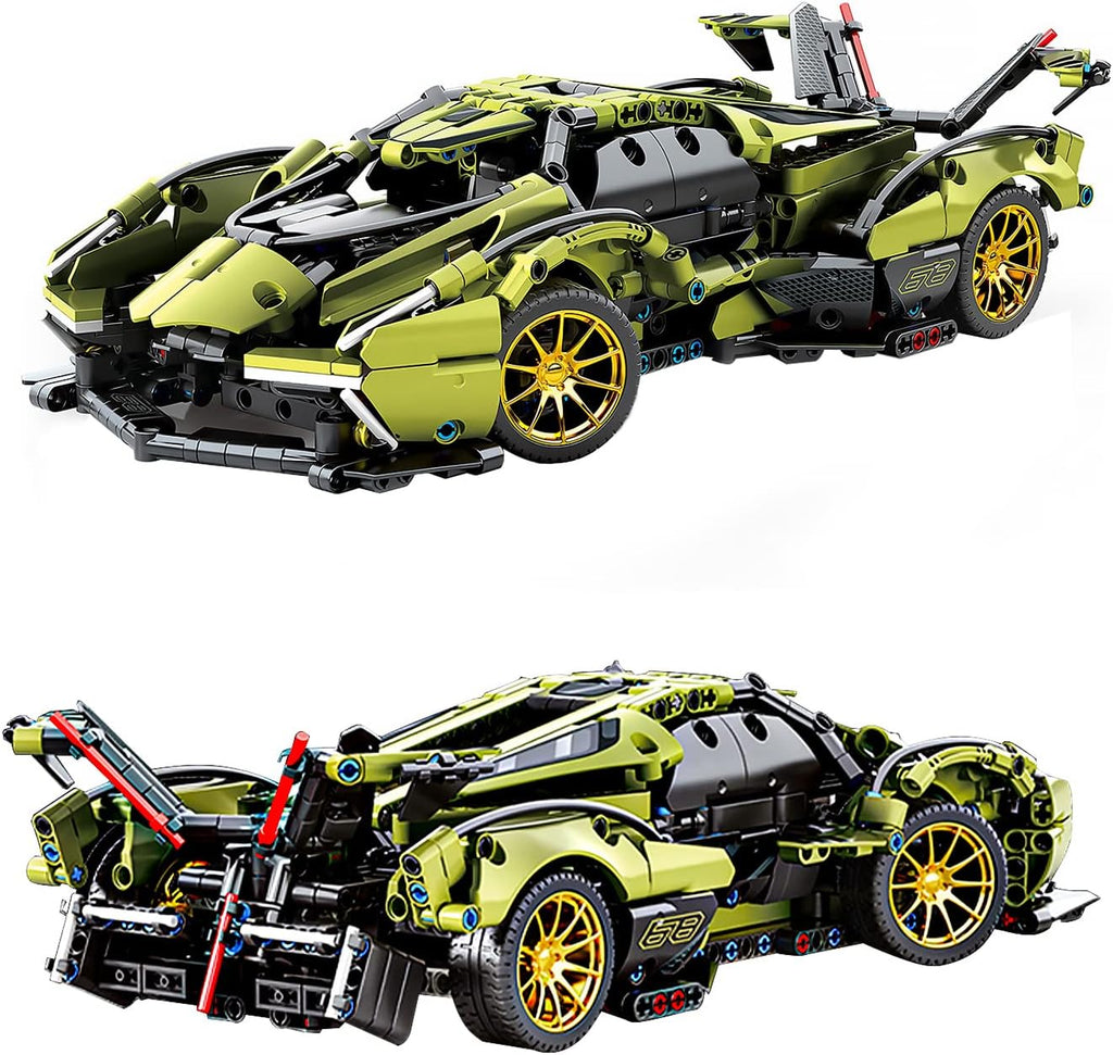 1:14 Scale MOC Building Blocks Car Model Toys, 1039 Pieces O158555