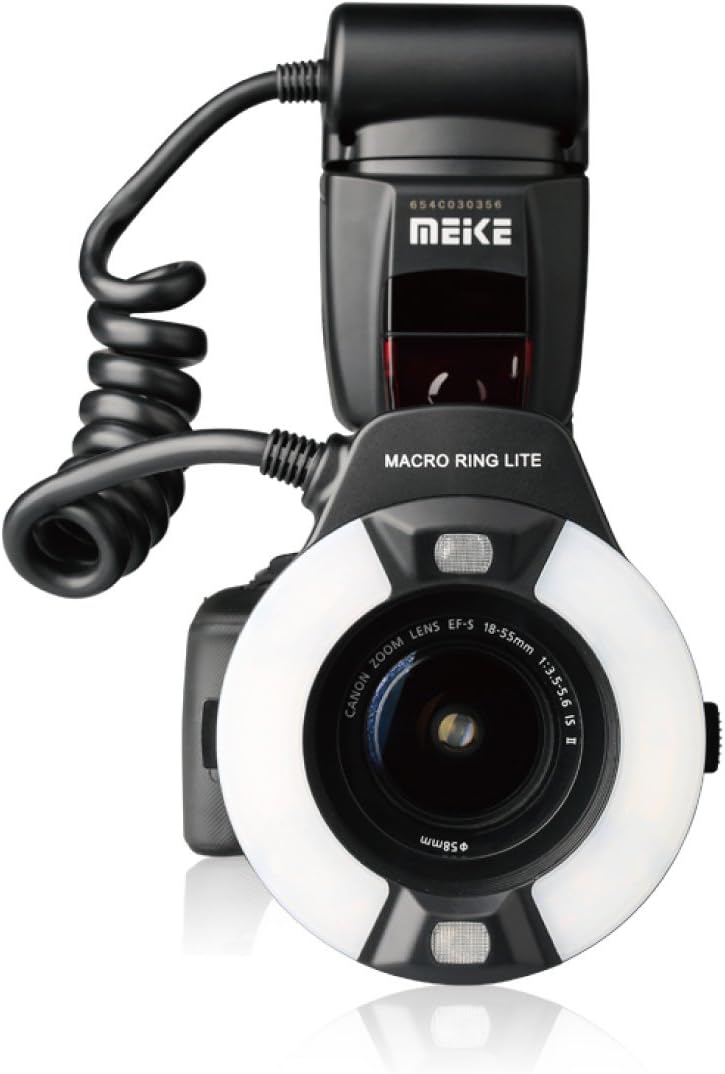 Macro LED Ring Flash with AF Assist Lamp for EOS Digital DSLR Camera K466