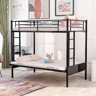 Twin Over Full Metal Bunk Bed D169