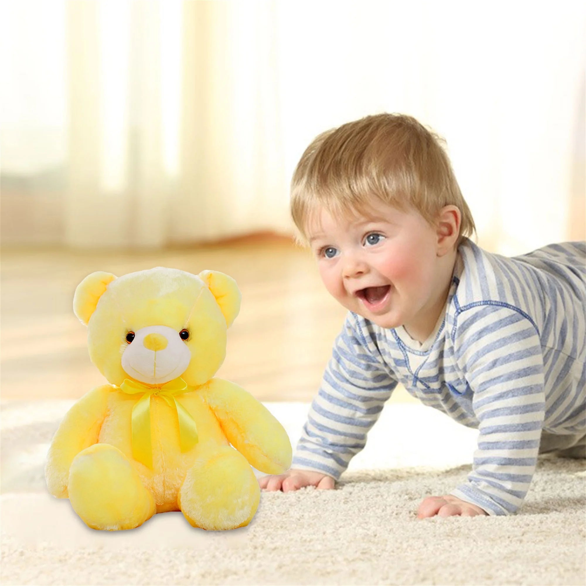 Colorful Glowing LED Teddy Bear Plush Toy V42654