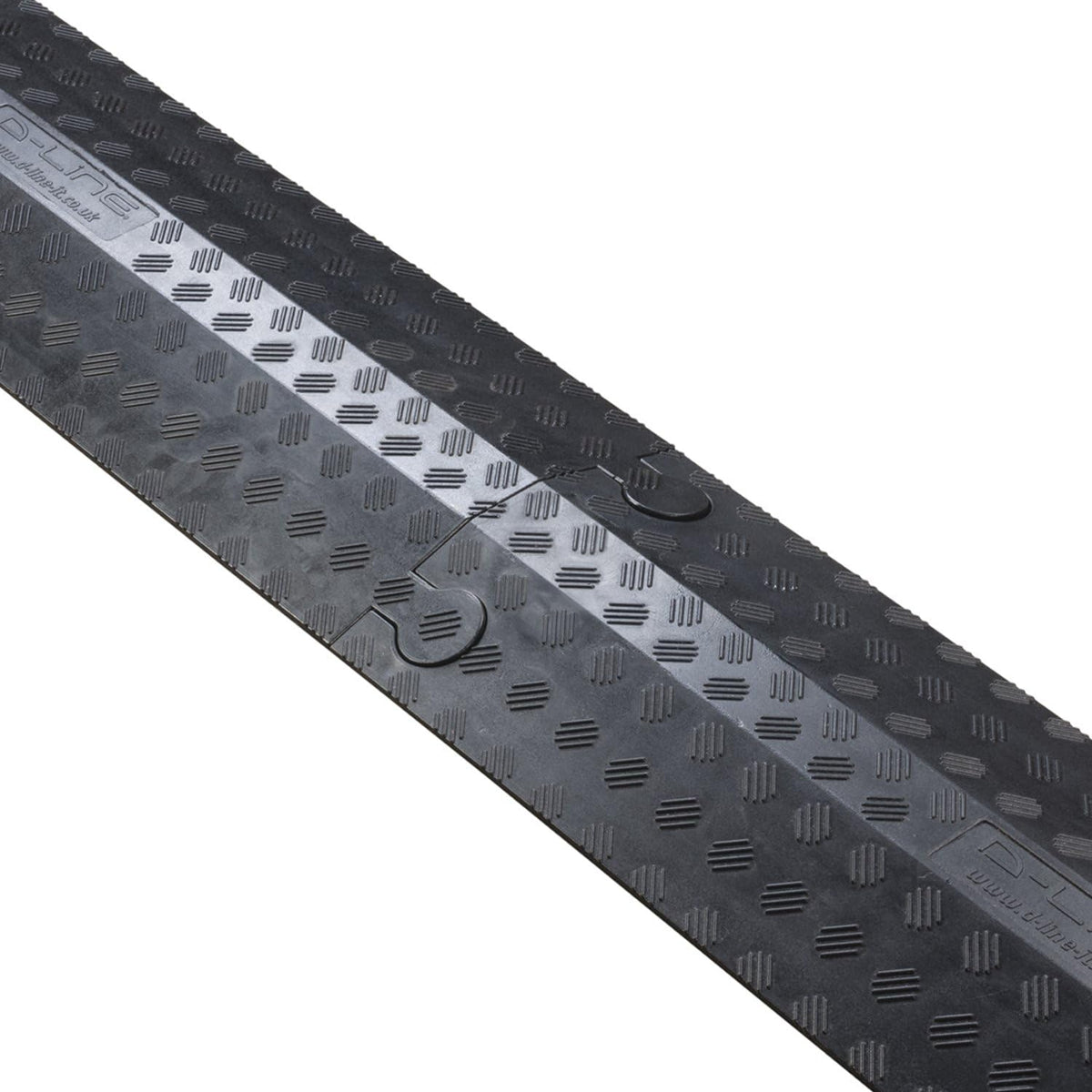 Heavy Duty Single Channel Cable Protector, 30in Length, Black Y141189