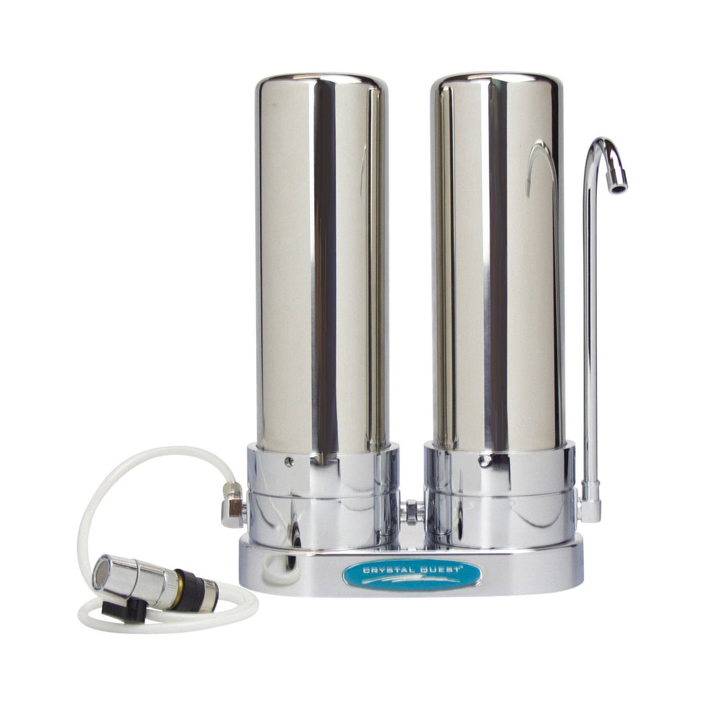 White Double Countertop Water Filter System W43157