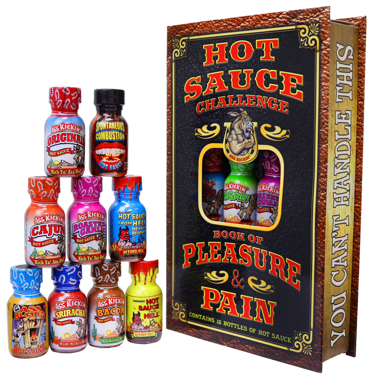 Hot Sauce Variety Pack - 12 - 0.75 Ounce Bottles T85836