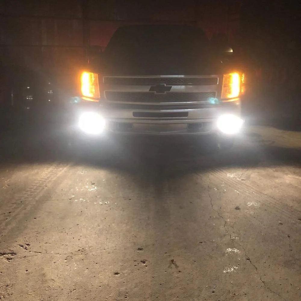 H9 H11 High/Low Beam LED Headlight and H11 Foglight Bulbs 6000K White, 6pc Y1740