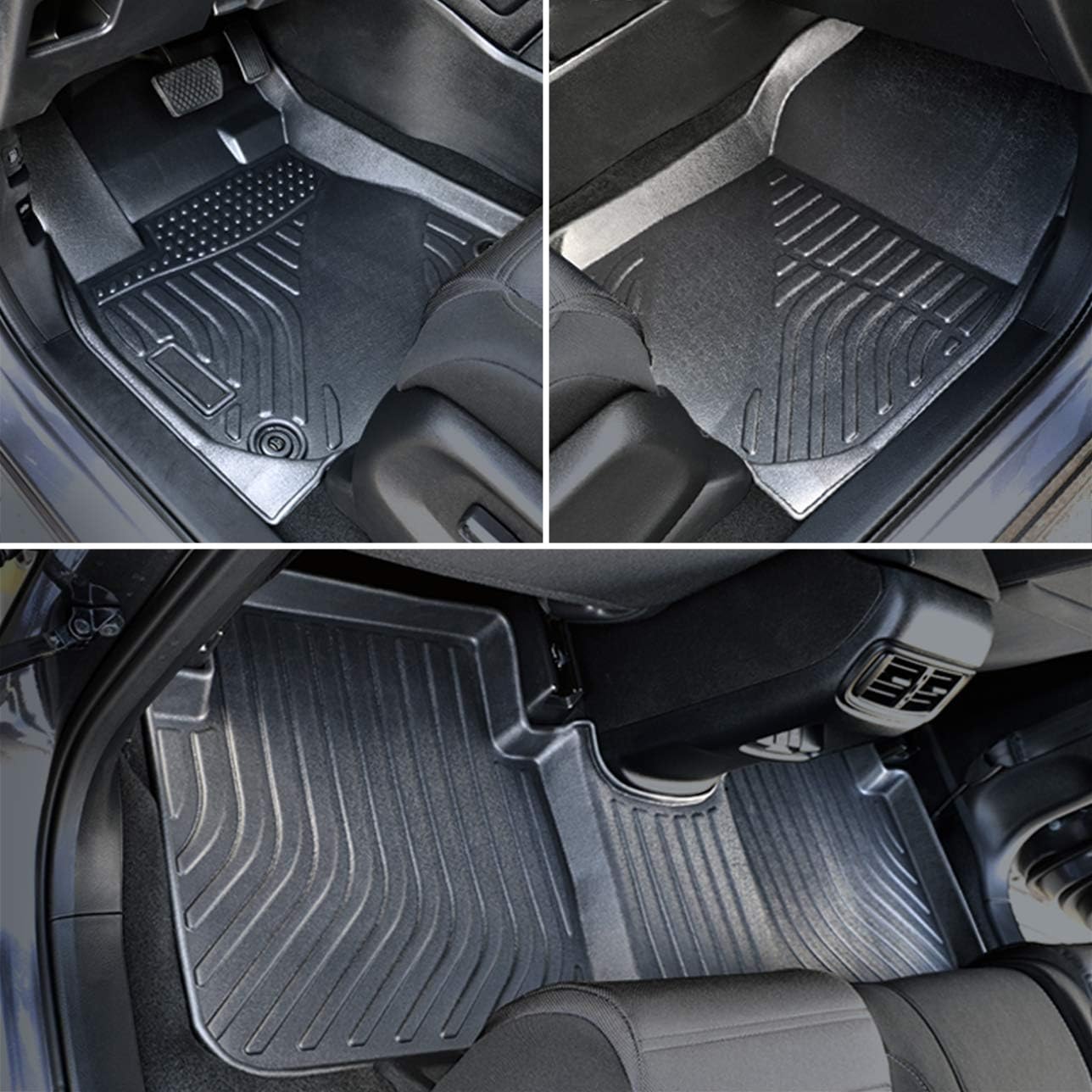 Black All Weather Car Floor Mats N947335