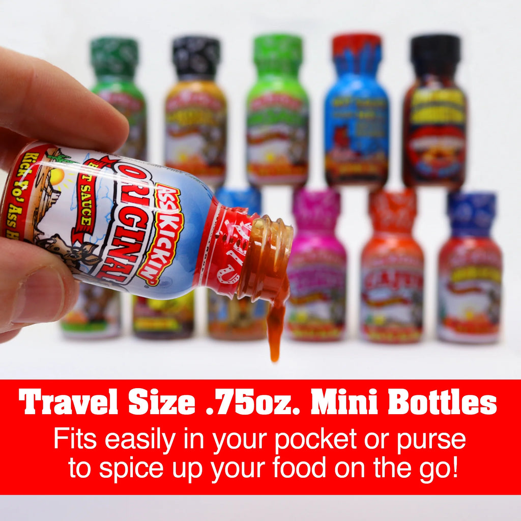 Hot Sauce Variety Pack - 12 - 0.75 Ounce Bottles T85836
