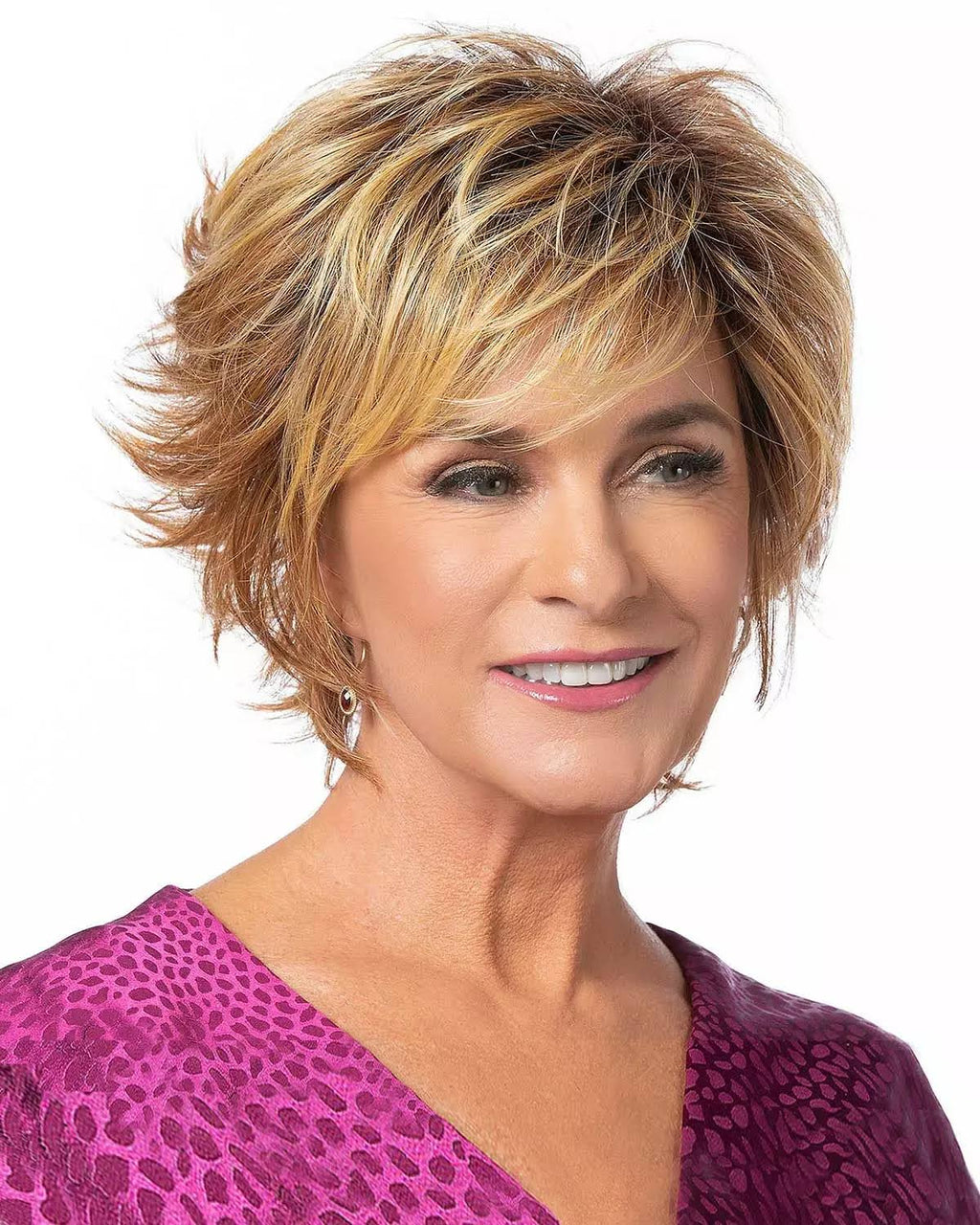 Red Blonde Shag Cut Wig S95813