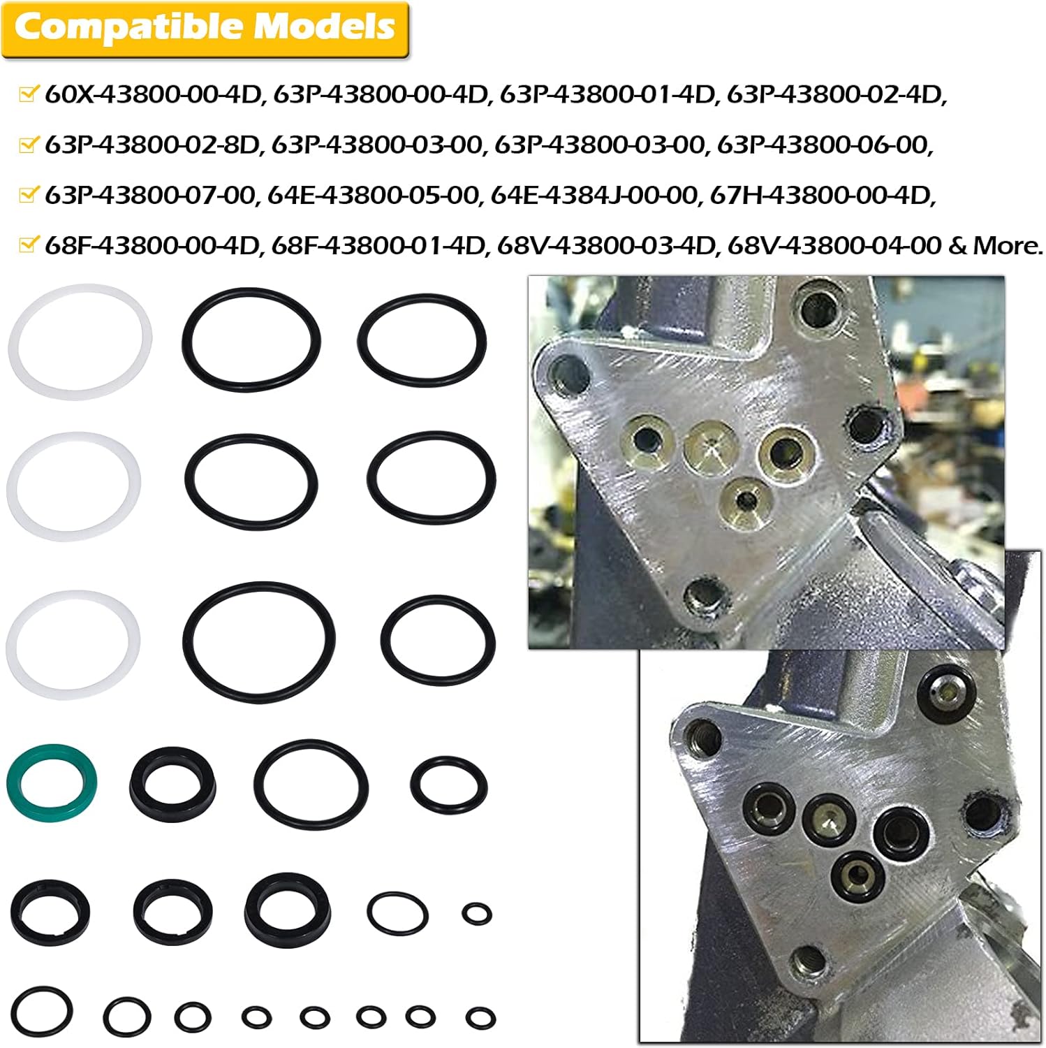 Trim/Tilt Pin Wrench with Pins + Pin Wrench with Pins + Power Trim Tilt Seals Kit G18723