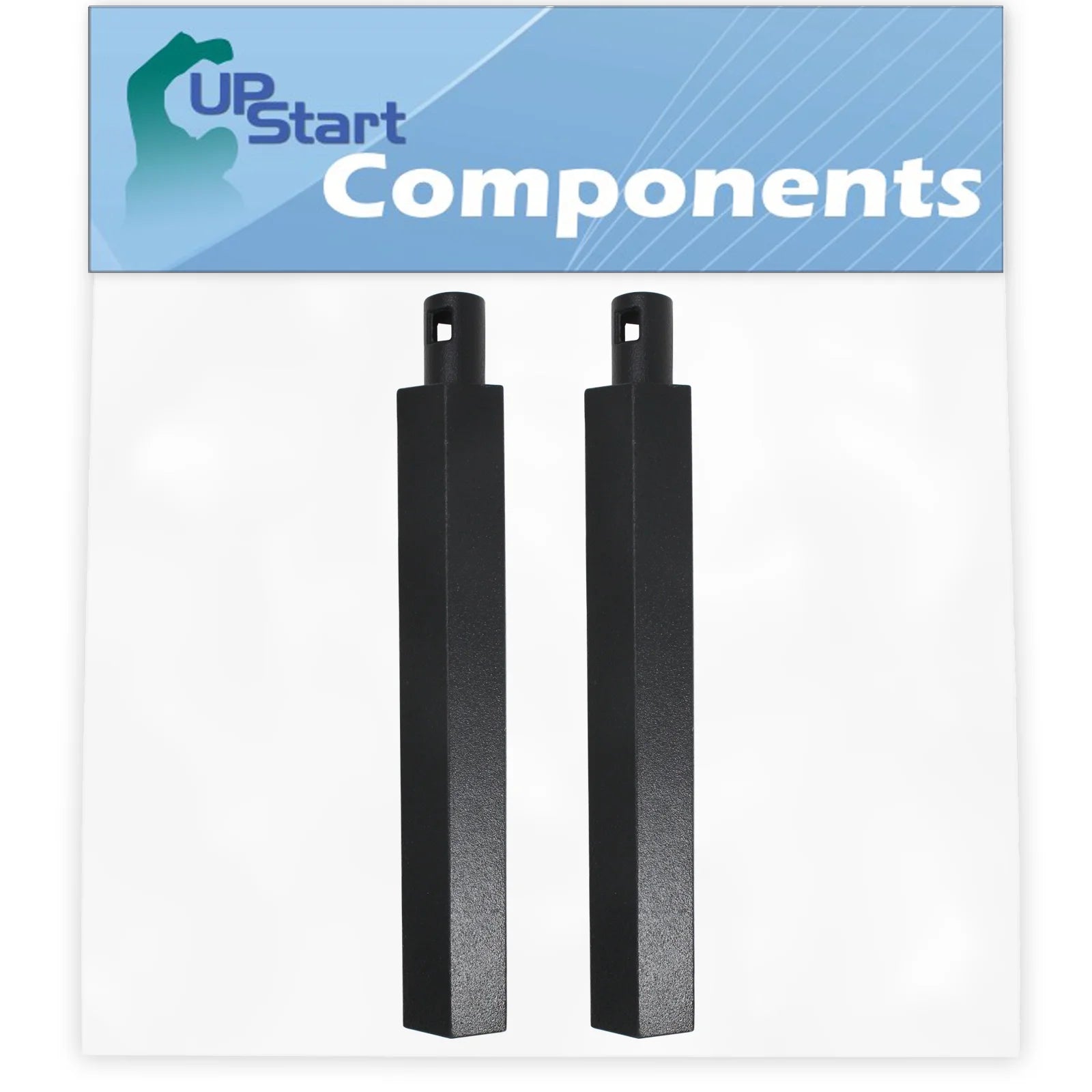 2-Pack 16" Cast Iron BBQ Gas Grill Tube Burner Replacement Parts A399915