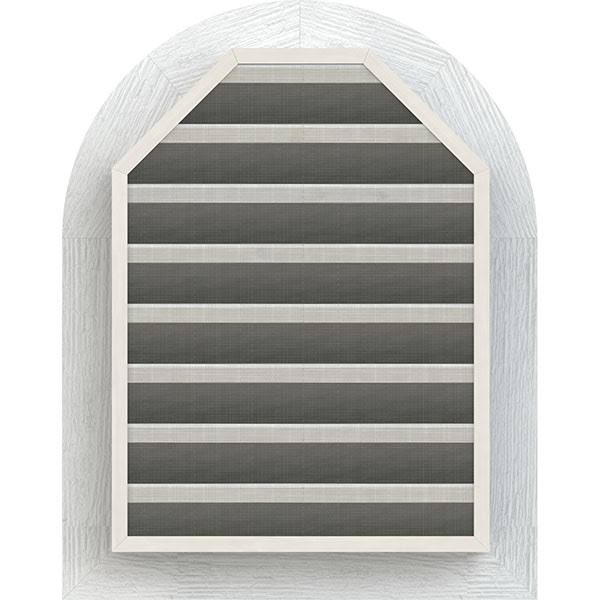 Primed Round Top Gable Vent K43905