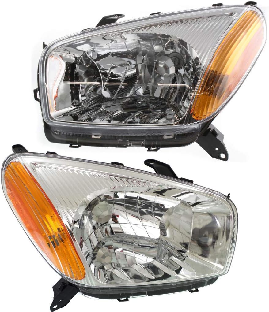 Headlight Assembly Pair for Toyota Sequoia 2001 2002 2003 2004 B203