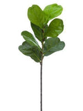 6 Pieces Green Fiddle Leaf Branch P102