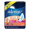 Ultra Thin Overnight Pads with Wings, 38/Pack, 6 Pack/Carton I4527
