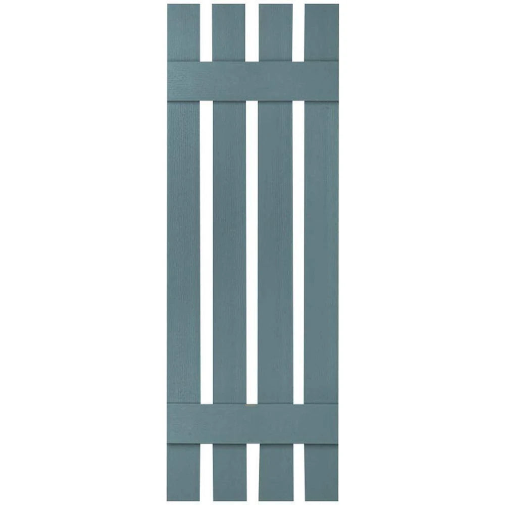 Wedgewood Blue Vinyl Board-n-Batten Shutters U35740