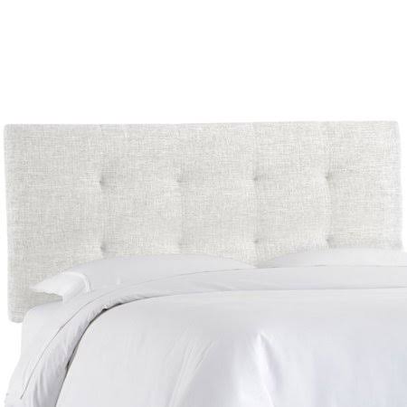 White California King Tufted Upholstered Panel Headboard E8697