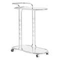 Chrome Finish Round Edge Bar Cart C952