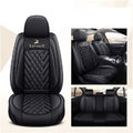 L-Black-Beige 5 Seats Full Set Car Seat Covers F139389
