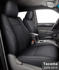 Black & Red Faux Leather Seat Covers A14039