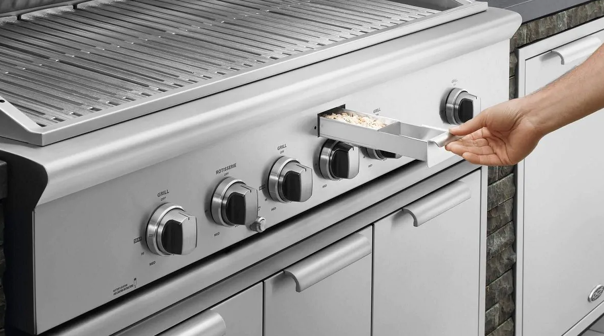 36-inch Built-In Propane Gas Grill with Rotisserie and Digital Thermometer A555341
