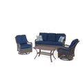 Navy Blue 4-Piece Patio Set K83897