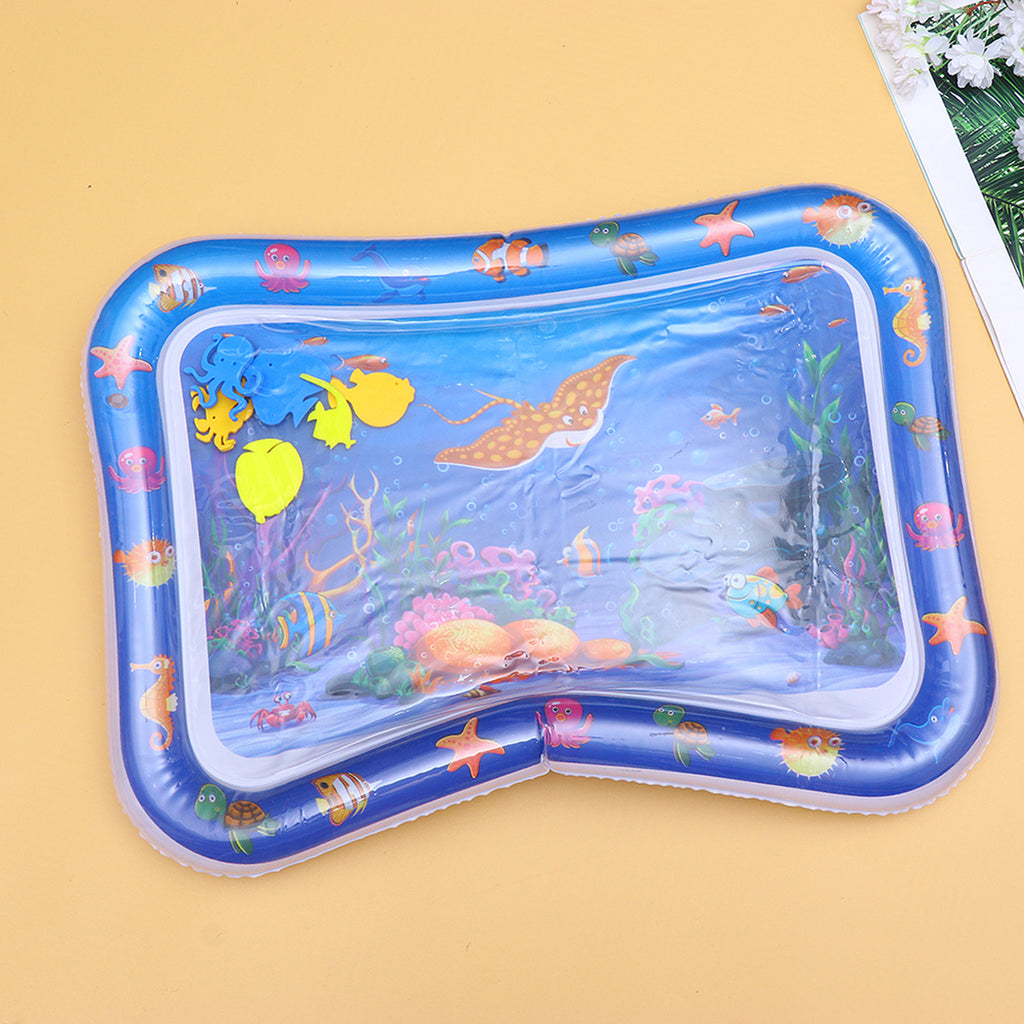 Inflatable Crawling Cushion Water Play Mat (Blue) C488232