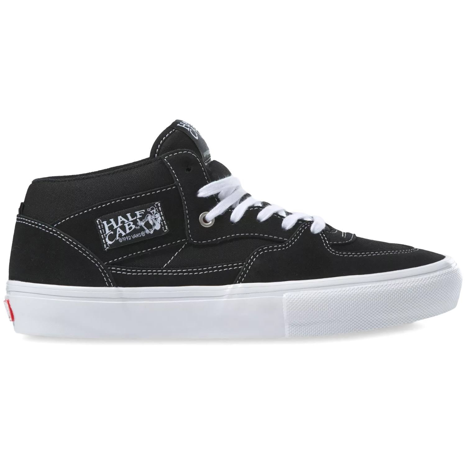 Skate Half Cab (Black / White) 5 V4107