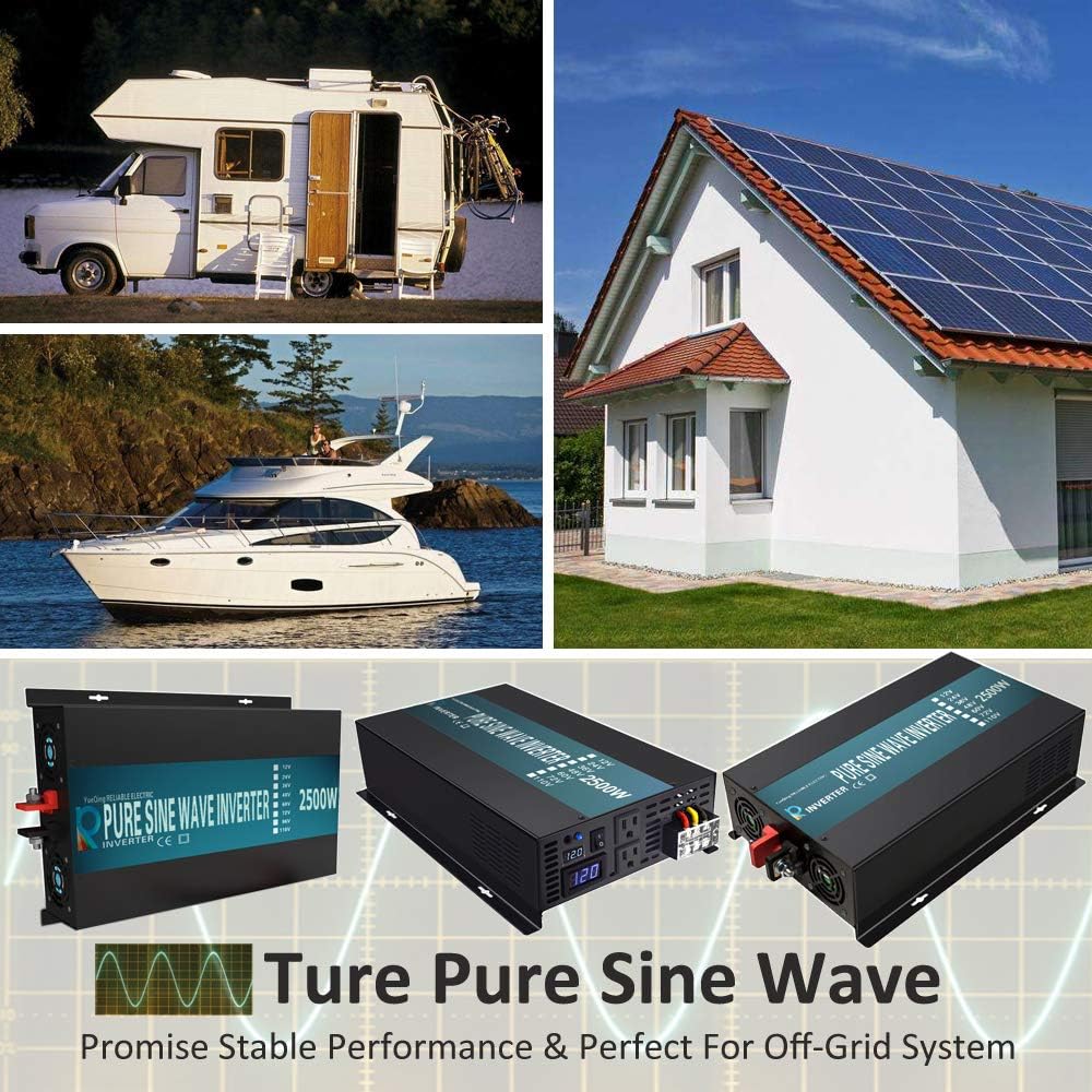 2500 watt 12V Pure Sine Wave Power Inverter C955276