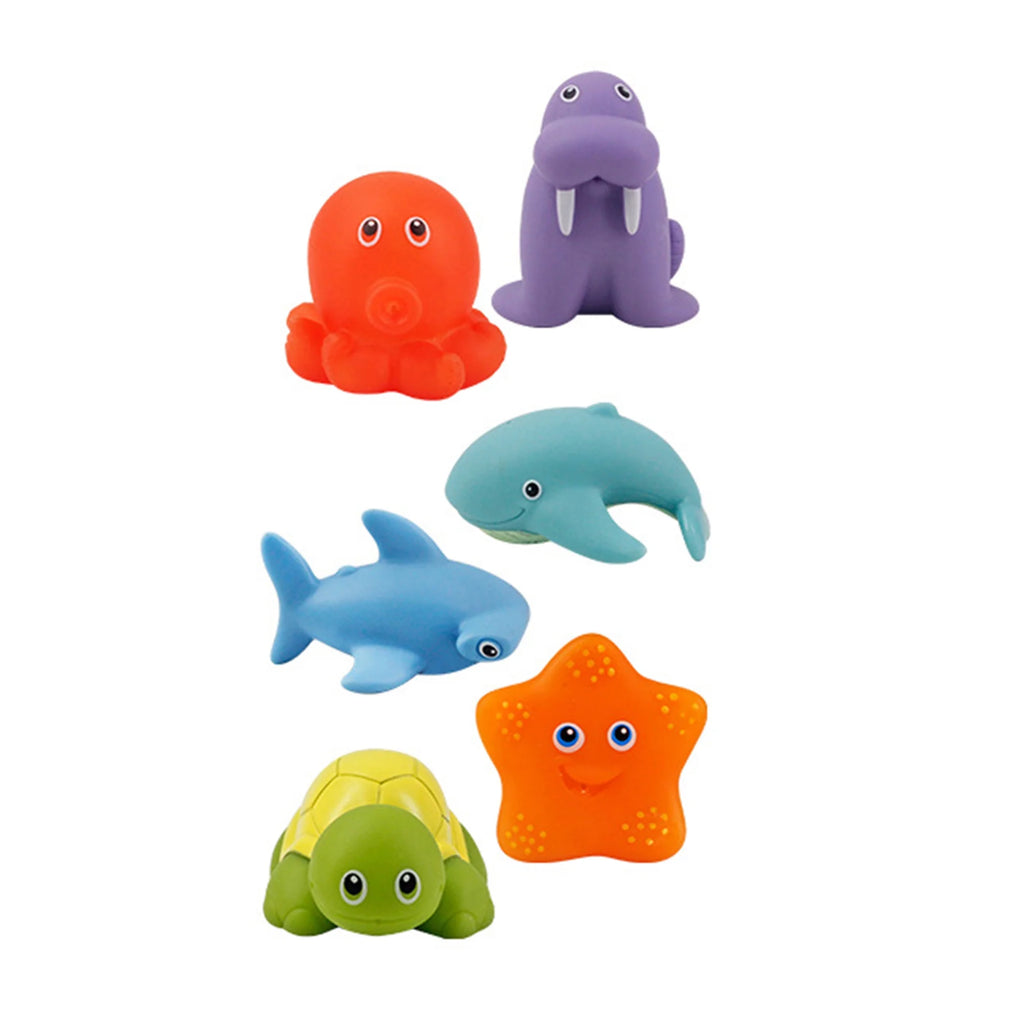 Color Changing Floating Baby Bath Toys with Net K124