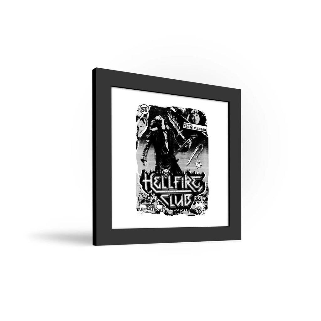 Black Framed Wall Art, 12" x 12" X611907