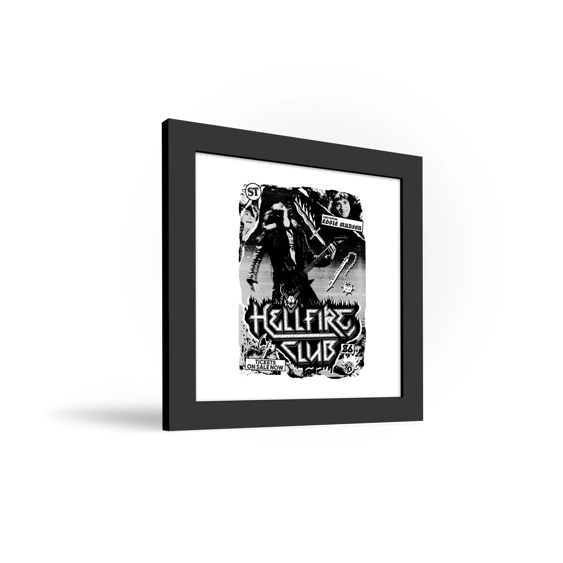 Black Framed Wall Art, 12" x 12" X611907
