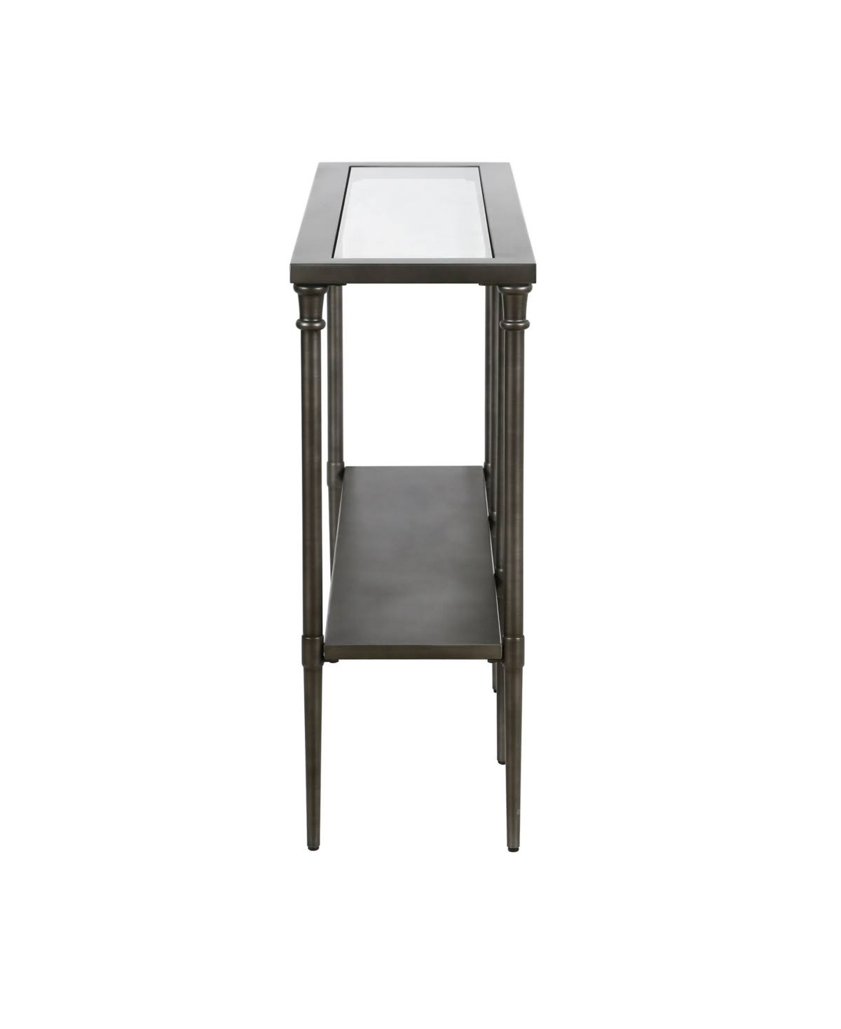 Aged Steel Console Table D38249