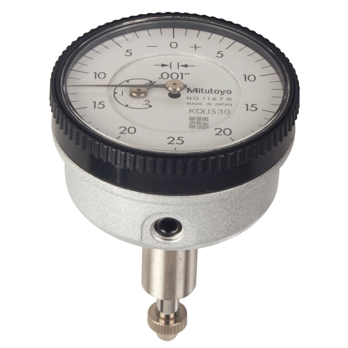 Dial Indicator, 0 to 0.050x22 Range, White E86922