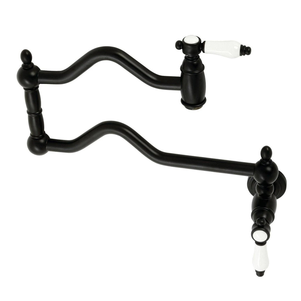 Matte Black Wall Mount Pot Filler X392
