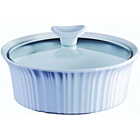 1.5qt White Round Casserole (Case of 2) G394967
