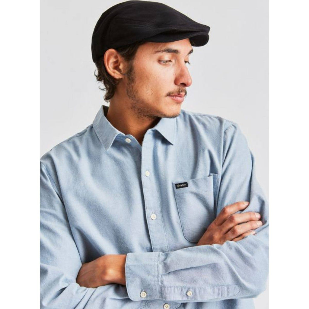 Brown Khaki Snap Flat Cap E860