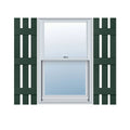 12x22W x 63x22H Vinyl Three Board Spaced Shutters V41047