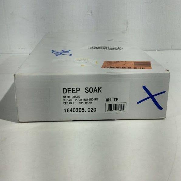 White Deep Soak Drain B228