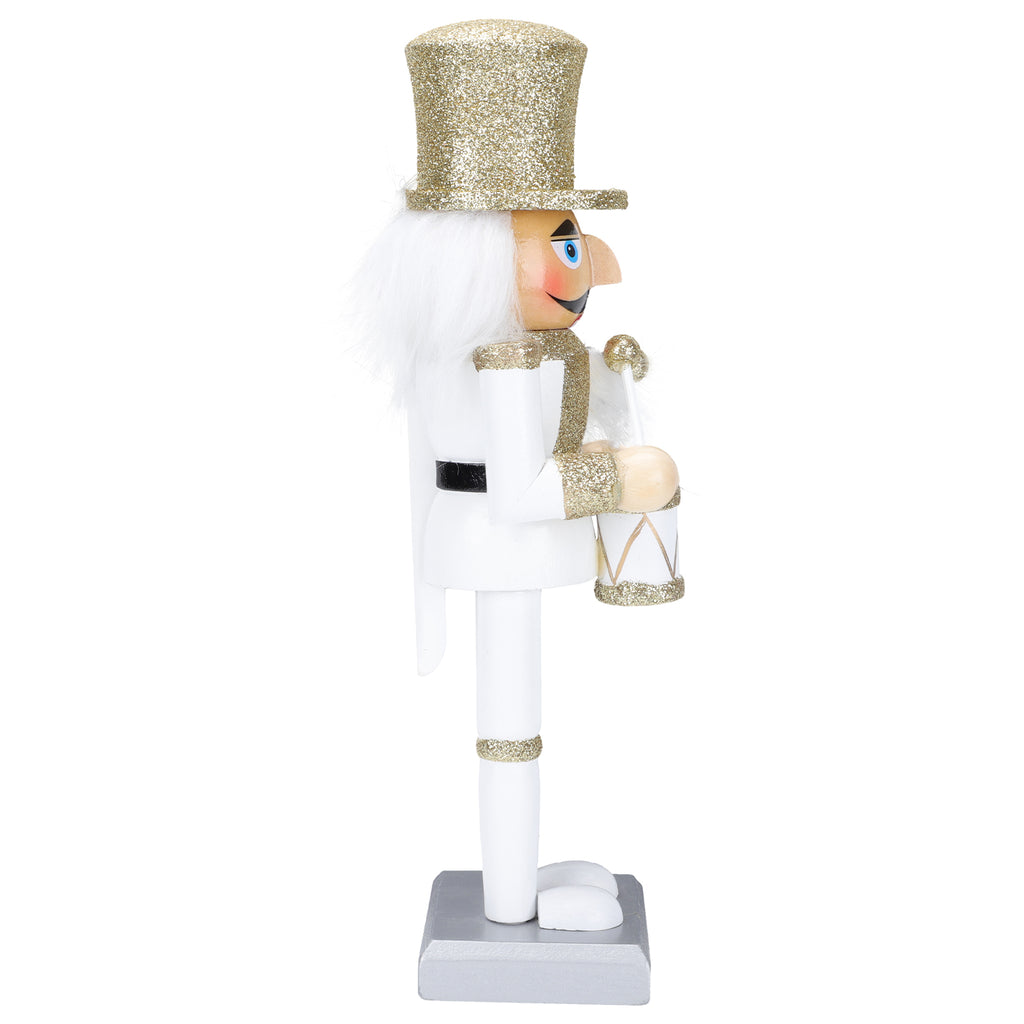 White Wooden Nutcracker Soldier Doll Christmas Decor J773255