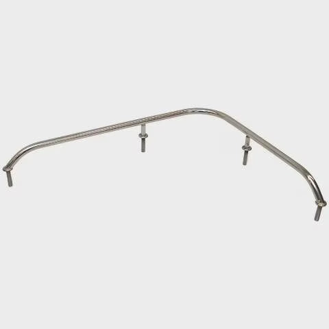 4-Post Polished Stainless Steel Corner Grab Rail I21761