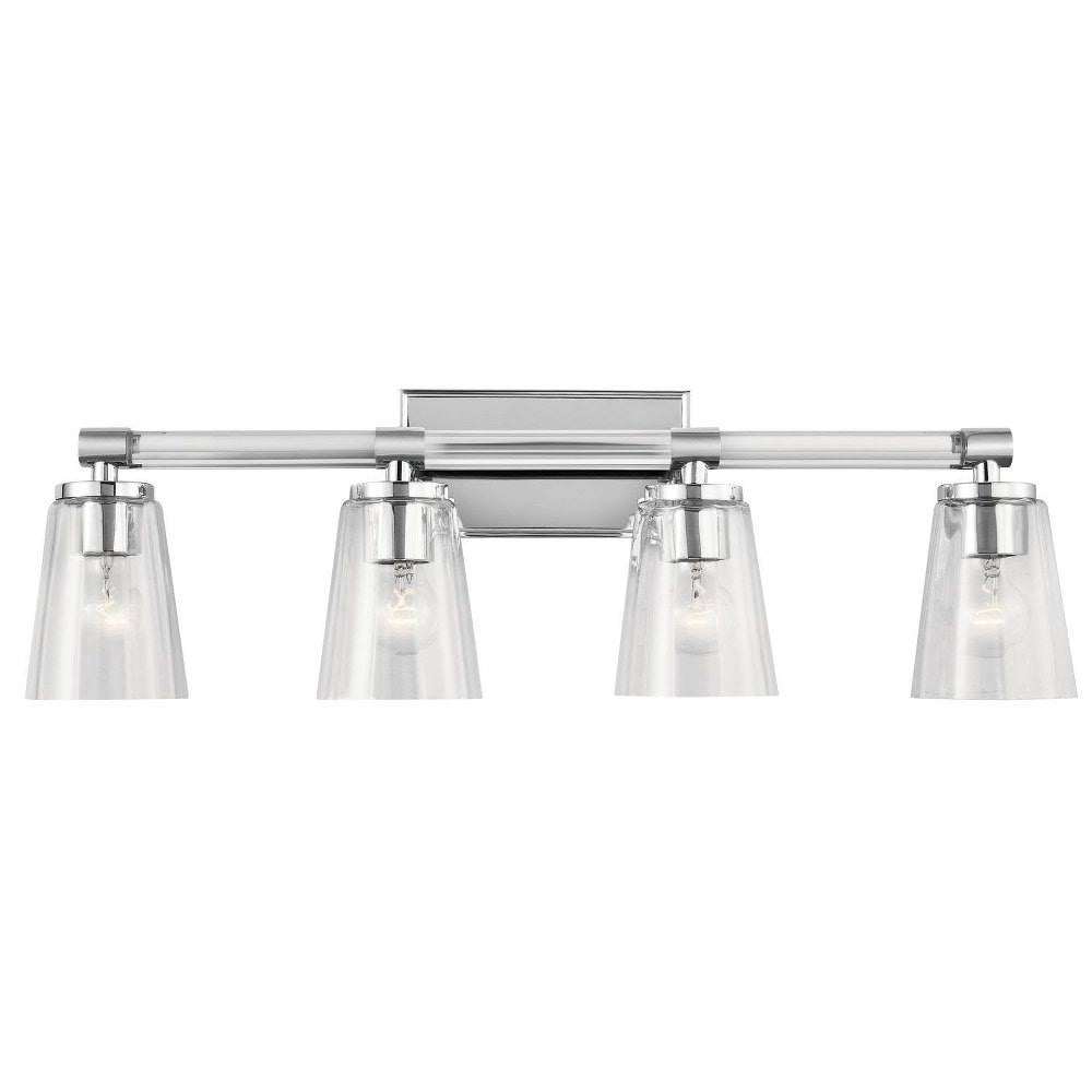 4 Light Natural Brass Bath M701