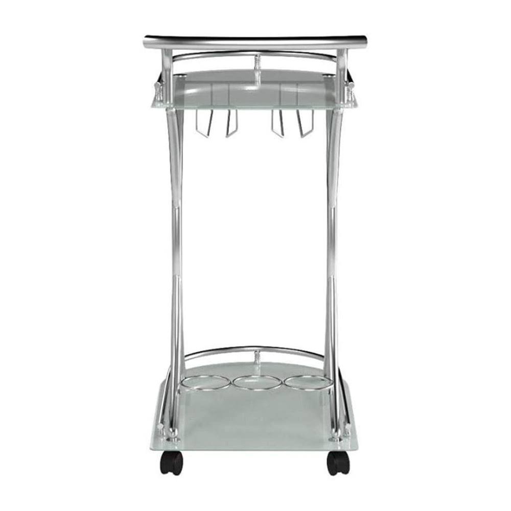 Metal/Glass Mobile Serving Cart F3016