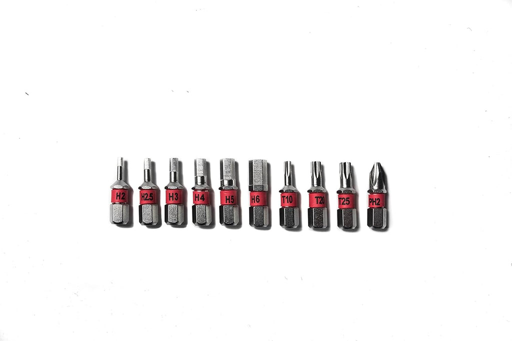 T-Ratchet + Ti-Torque Kit + 10 s2 Hex/Torx/Phillips Bits with Waxed Canvas Carrying Case H2824