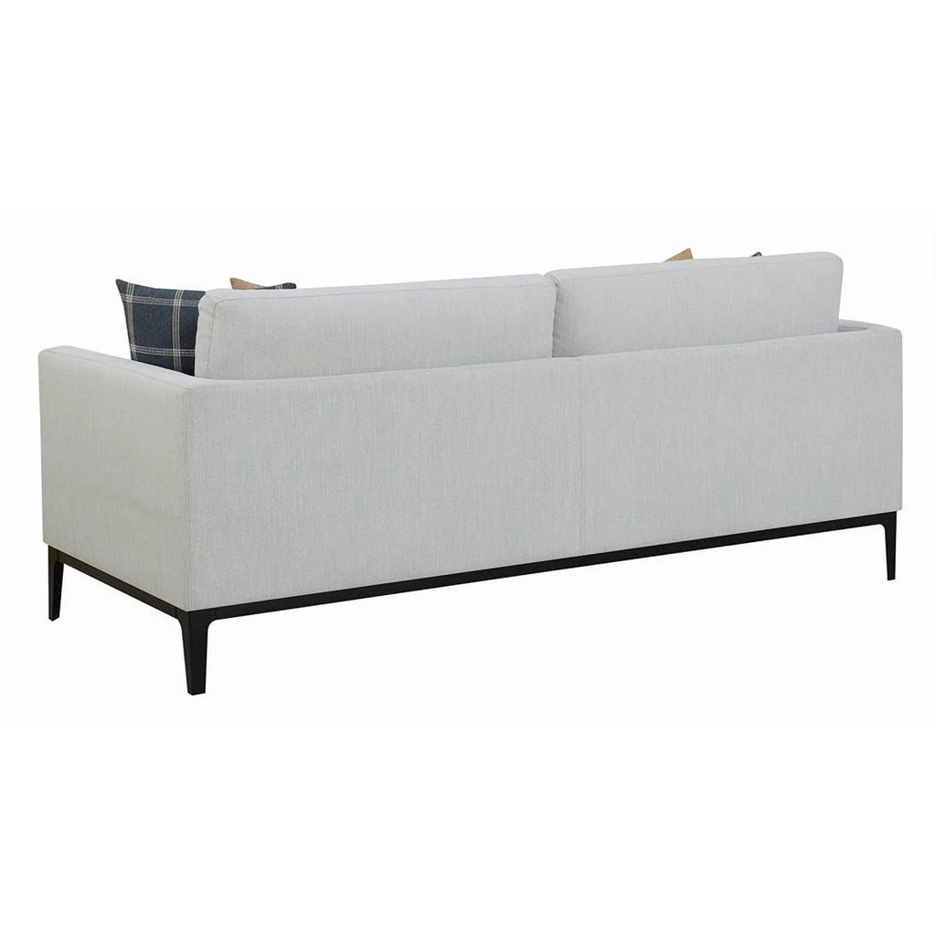 Light Gray Upholstered Fabric Sofa E307