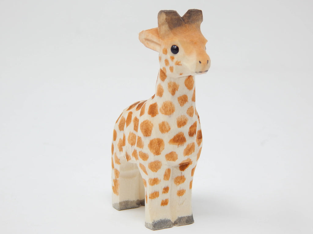Miniature Safari Zoo Handmade Wooden Carved Ornament Figurine S5382