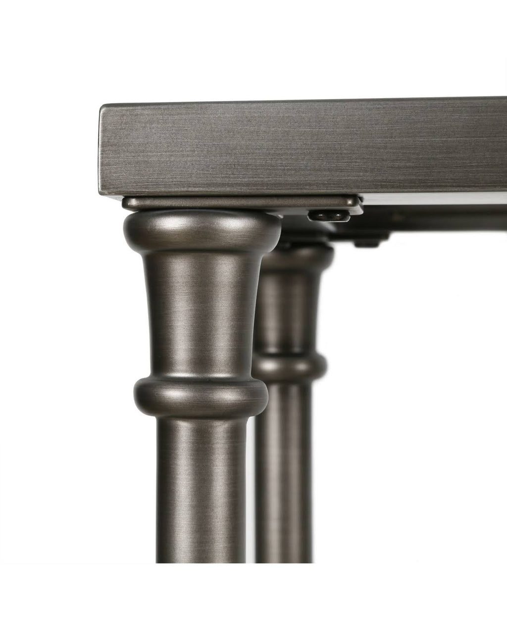 Aged Steel Console Table D38249