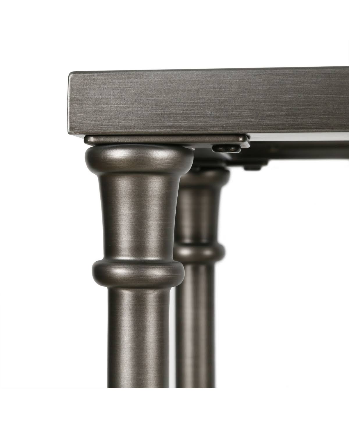 Aged Steel Console Table D38249