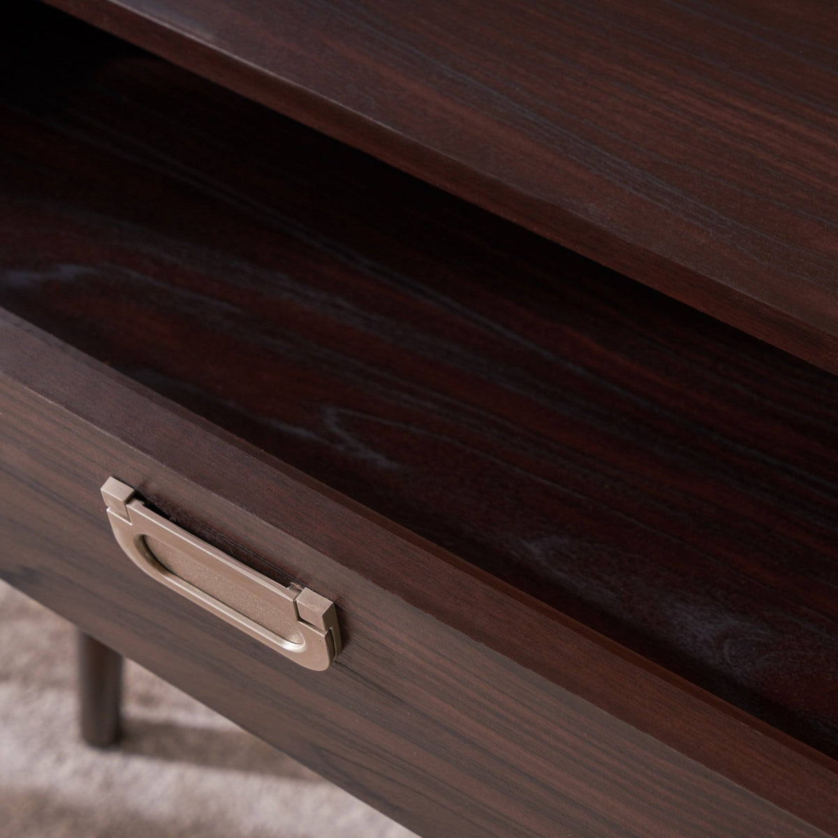 Gray Oak Office Desk and Bookcase Set D3132
