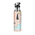 Blue Stainless Steel Vacuum Insulated Water Bottle with Straw Lid 20 OZ C14615
