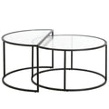 Blackened Bronze Nested Coffee Table Set Z731388